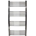 heated towel rail 1200x600mm Curved