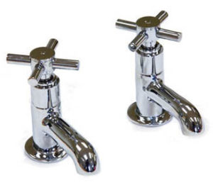 Diamond Cross Head Bath Taps