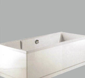 High Gloss Wood 800 End Panel with Plinth