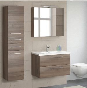 Seville Wallnut Bathroom Furniture