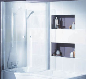 Shower Bath 8 Jet p Shape Bath