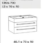 Cordoba 70cm Vanity Unit - Image 2