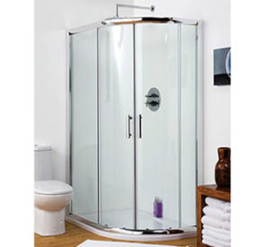 1200 mm x 800 mm Offset Quadrant Enclosure