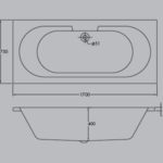 Paris 1800 x 800 Straight Bath - Image 3
